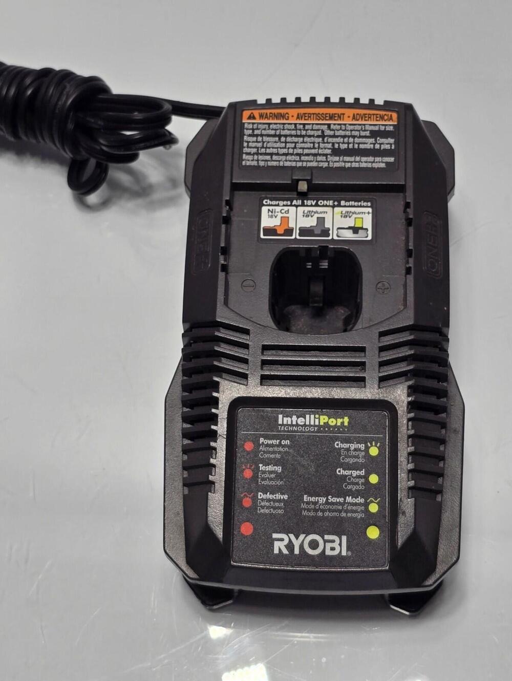 Ryobi P118 IntelliPort 18V ONE+ Battery Charger Lithium NiCd Genuine OEM